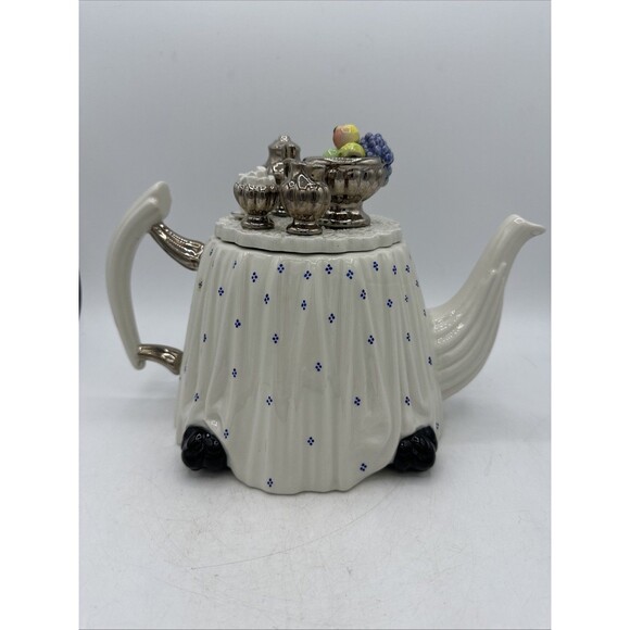 Paul Cardew Other - Paul Cardew Teapot Victorian Silver Service Porcelain Retired